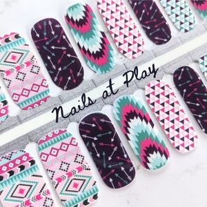 5 for $20 Nail Wraps- Santa Fe Pink